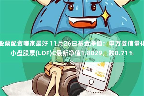 股票配资哪家最好 11月26日基金净值：申万菱信量化小盘股票(LOF)C最新净值1.8029，跌0.71%